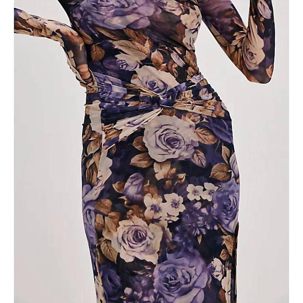 NEW FREE PEOPLE gianni maxi dress in denim combo - Picture 4 of 5